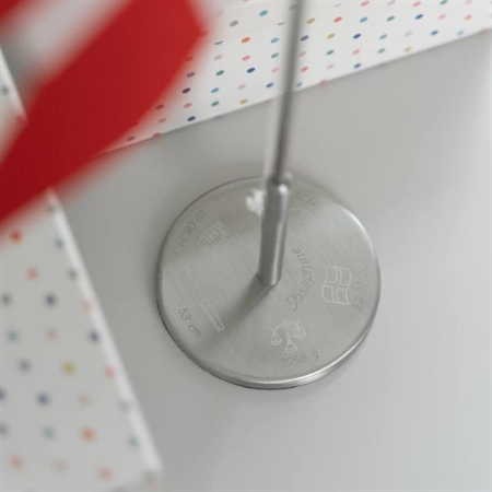 Tischfahnenstange verzinnt. 40 cm 87015076024